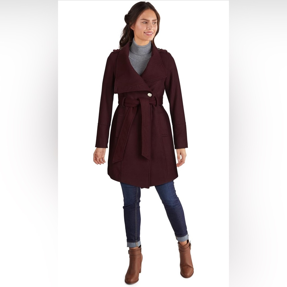 Guess wool Jacket - Small, Wine